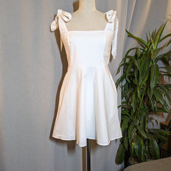 Show Me Your MuMu White Mini Dress - Picture 3 of 9